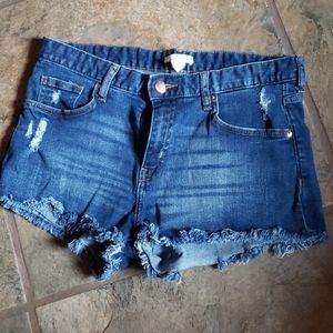 H&M denim blue shorts